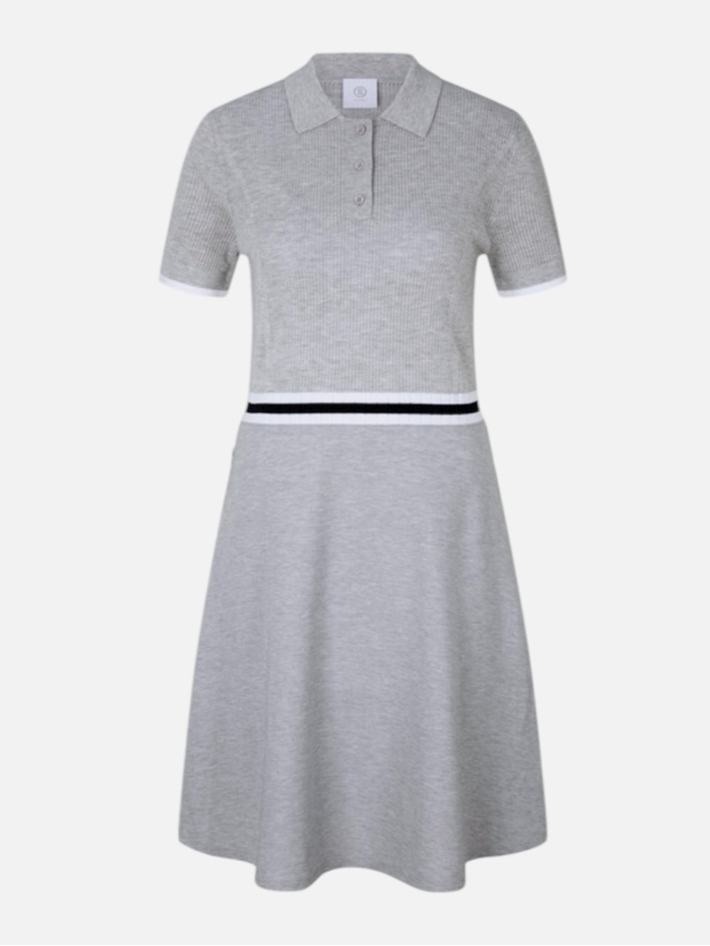 BOGNER Kasja Light Gray Performance Polo Dress